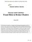 Internal Audit Guidelines Fraud Risk in Broker-Dealers