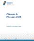 Clauses & Phrases 2015. For use with Contracts of Purchase & Sale