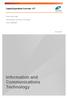 Information and Communications Technology. Capital Expenditure Overview - ICT. Contact: Alistair Legge. General Manager, Customers and Technology