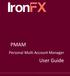 PMAM. Personal Multi Account Manager. User Guide