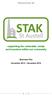 STAK Business Plan 2013-2016. supporting the vulnerable, needy and homeless within our community