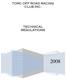 Technical Regulations. Index. General Vehicle Requirements 3. Specific Requirements -250 Odyssey Class 13. Specific Requirements Mini Sprint Class 14
