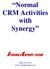 Normal CRM Activities with Synergy