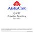 QUEST Provider Directory