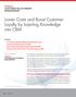 Lower Costs and Boost Customer Loyalty by Injecting Knowledge into CRM