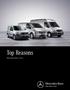 Top Reasons. Mercedes-Benz Vans