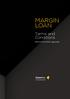 MARGIN LOAN. Terms and Conditions. EFFECTIVE DATE 29 August 2014