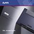 ZyXEL offer more than just a product, we offer a solution. The Prestige DSL router family benefits providers and resellers enabling them to offer: