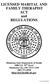 LICENSED MARITAL AND FAMILY THERAPIST ACT and REGULATIONS
