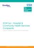 KO41(a) - Hospital & Community Health Services Complaints