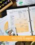 LEAD your success in action SUCCESS PLANNER