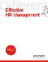 Effective HR Management