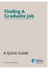 Finding A Graduate Job