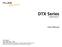 DTX Series. Users Manual. CableAnalyzer