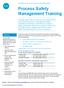 Process Safety Management Training