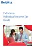 Indonesia Individual Income Tax Guide
