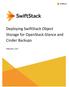Deploying SwiftStack Object Storage for OpenStack Glance and Cinder Backups
