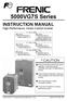 5000VG7S Series. INSTRUCTION MANUAL High-Performance, Vector Control Inverter. CT Use (150%)