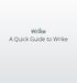 A Quick Guide to Wrike