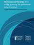 Openness and honesty when things go wrong: the professional duty of candour. A public consultation on our draft guidance