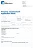 Property Development Application Form