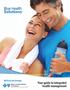 BlueHealth Solutions. Your guide to integrated health management