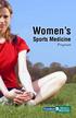 Women s. Sports Medicine Program