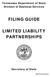 FILING GUIDE LIMITED LIABILITY PARTNERSHIPS
