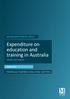 Expenditure on education and training in Australia Update and analysis