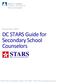 DC STARS Guide for Secondary School Counselors