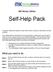 MK Money Lifeline. Self-Help Pack. This pack outlines the steps you will need to take to help you deal with your debt problem.