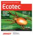 Ecotec KEEP OUT OF REACH OF CHILDREN CAUTION. Broad Spectrum Insecticide and Miticide NET CONTENTS: 2.5 GALLONS (9.46 L)