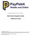 Payment solutions for online commerce. Web Hosted Integration Guide. (Gateway Hosted)