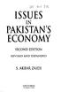 ISSUES PAKISTAN'S ECONOMY S. AKBAR ZAIDI SECOND EDITION REVISED AND EXPANDED OXTORD UNIVERSITY PRESS