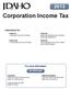 S Corporation Income Tax Return