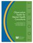 T O O L K I T. Observation Toolkit for Mental Health Consultants