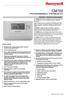 CM702 PROGRAMMABLE THERMOSTAT FEATURES PRODUCT SPECIFICATION SHEET