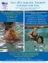 Fall 2011 Aquatic Therapy Courses for You
