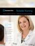 Notable Nursing. Nurses Aiding Nurses. The Stanley Shalom Zielony Institute for Nursing Excellence. Spring 2012 A Publication For Nurses By Nurses
