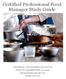 Certified Professional Food Manager Study Guide