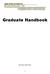 Graduate Handbook Revised April 2012 1