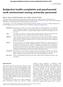 Subjective health complaints and psychosocial work environment among university personnel