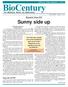BioCentury IOBUSINESS. Buyside View XXI. Sunny side up