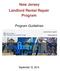 New Jersey Landlord Rental Repair Program. Program Guidelines