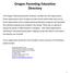 Oregon Parenting Education Directory