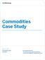 Commodities Case Study