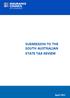 SUBMISSION TO THE SOUTH AUSTRALIAN STATE TAX REVIEW