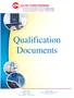 Qualification Documents
