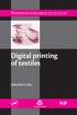 Digital printing of textiles