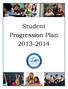 Student Progression Plan 2014